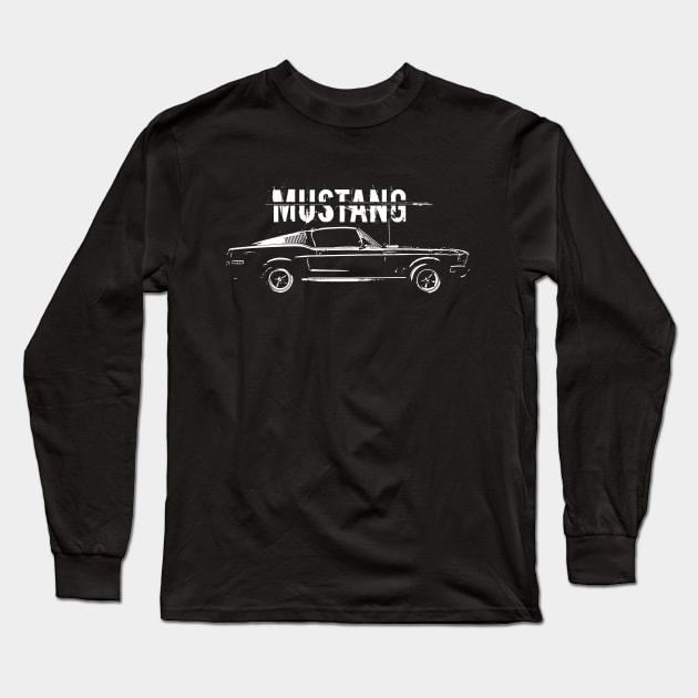 Bullitt Mustang Long Sleeve T-Shirt by Artizan